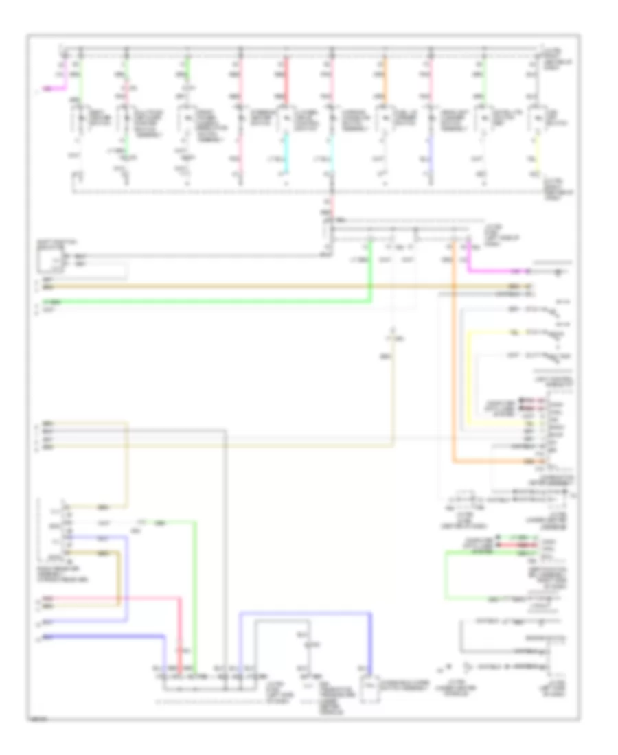 Instrument Illumination Wiring Diagram 2 of 2 for Lexus RX 350 2013