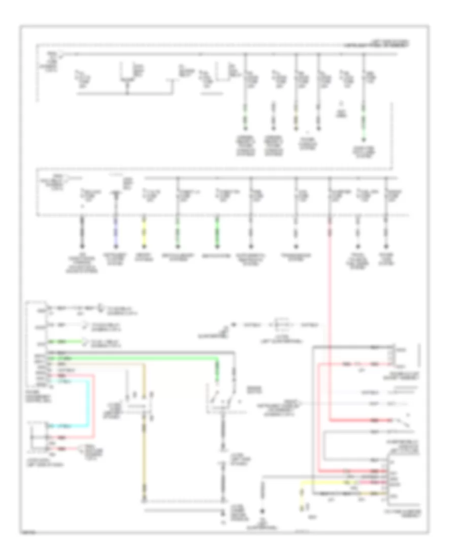 Power Distribution Wiring Diagram (4 of 4) for Lexus RX 350 2013