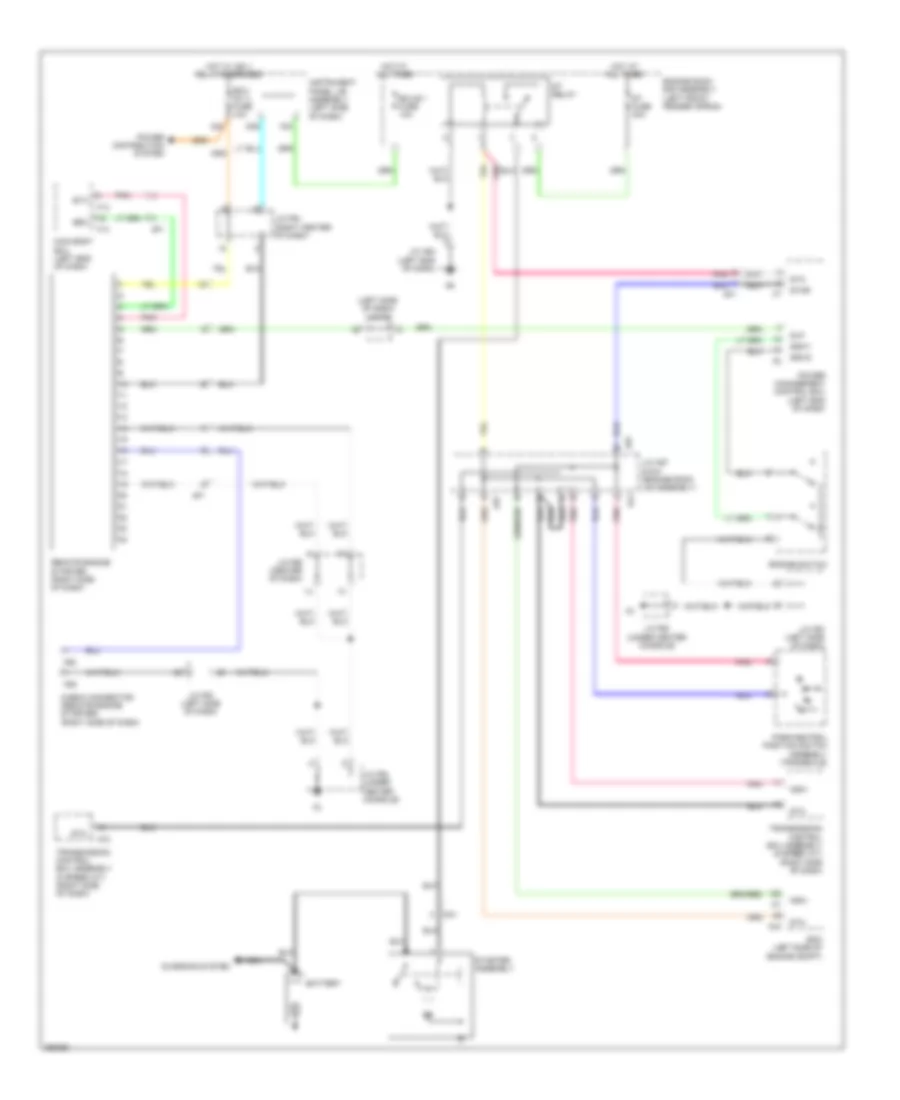 Starting Wiring Diagram for Lexus RX 350 2013