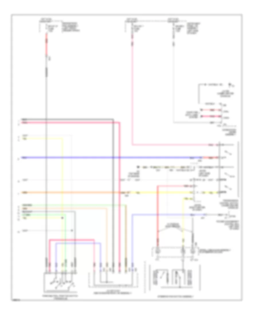 AT Wiring Diagram, 6 Speed (2 of 2) for Lexus RX 350 2013