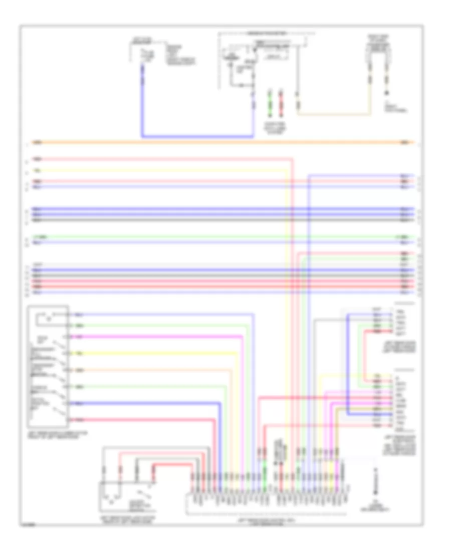 Forced Entry Wiring Diagram 3 of 7 for Lexus LS 460L 2010
