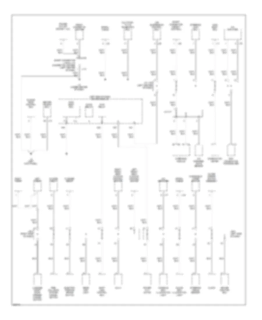 Ground Distribution Wiring Diagram 3 of 6 for Lexus LS 460L 2010