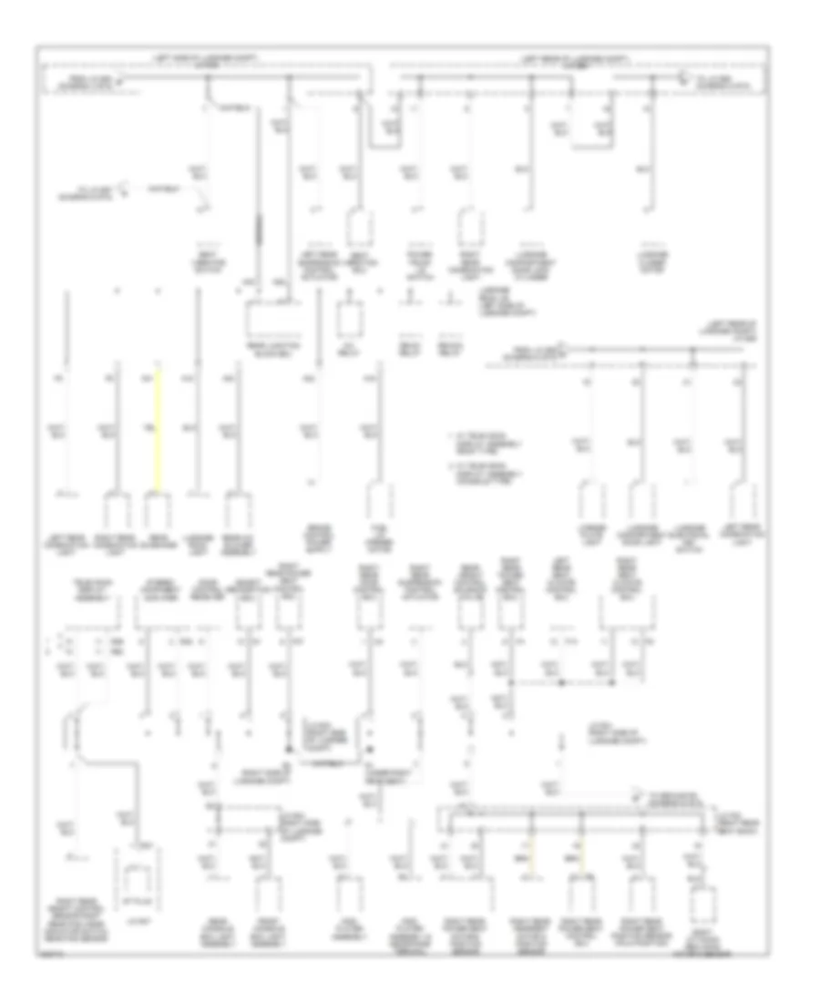 Ground Distribution Wiring Diagram 5 of 6 for Lexus LS 460L 2010