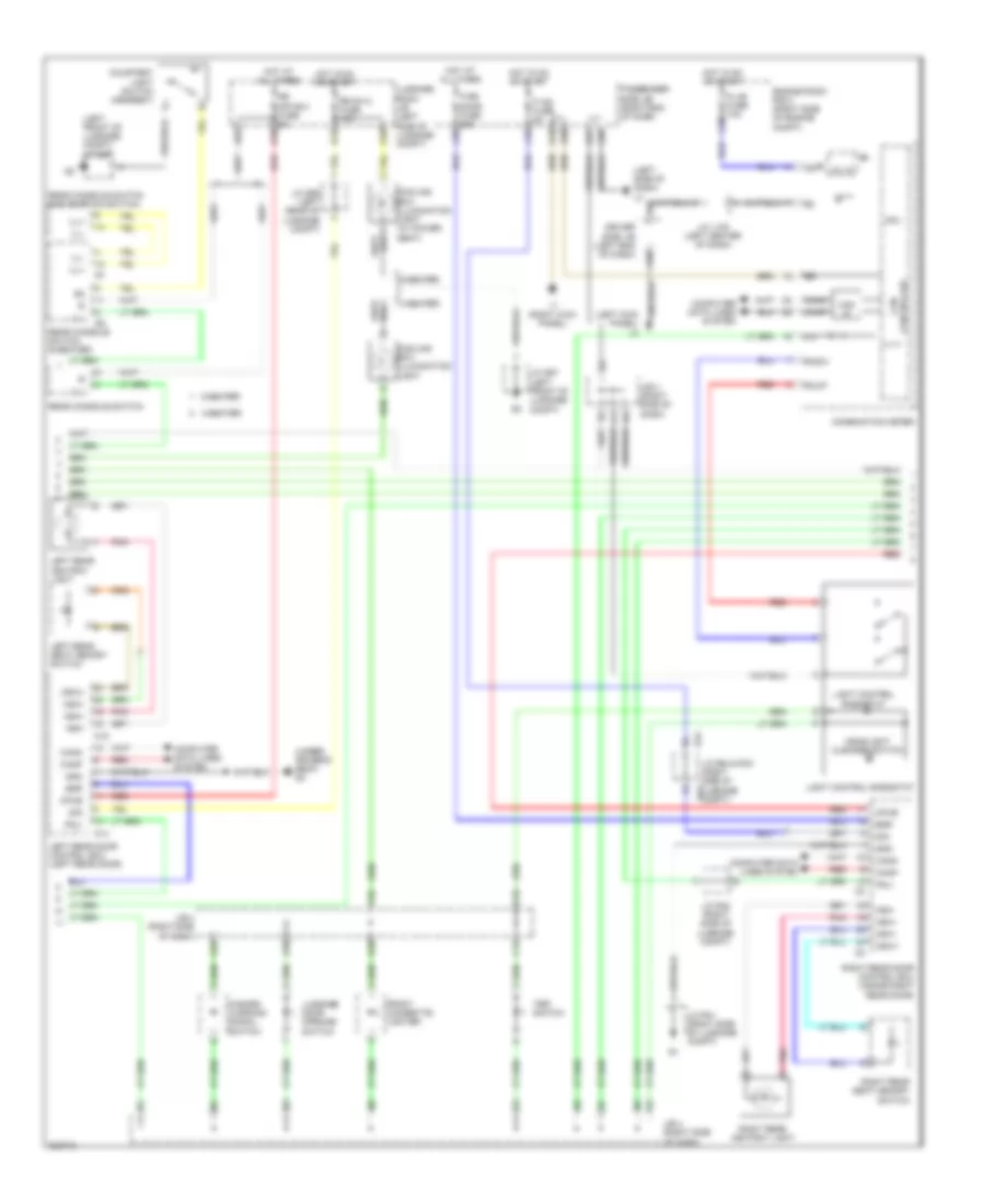 Instrument Illumination Wiring Diagram (2 of 3) for Lexus LS 460L 2010