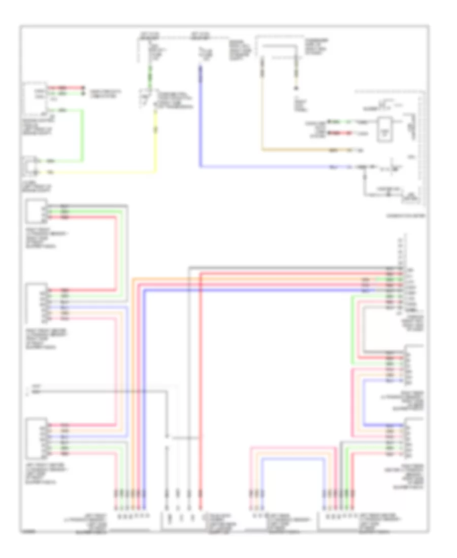 Parking Assistant Wiring Diagram (2 of 2) for Lexus LS 460L 2010