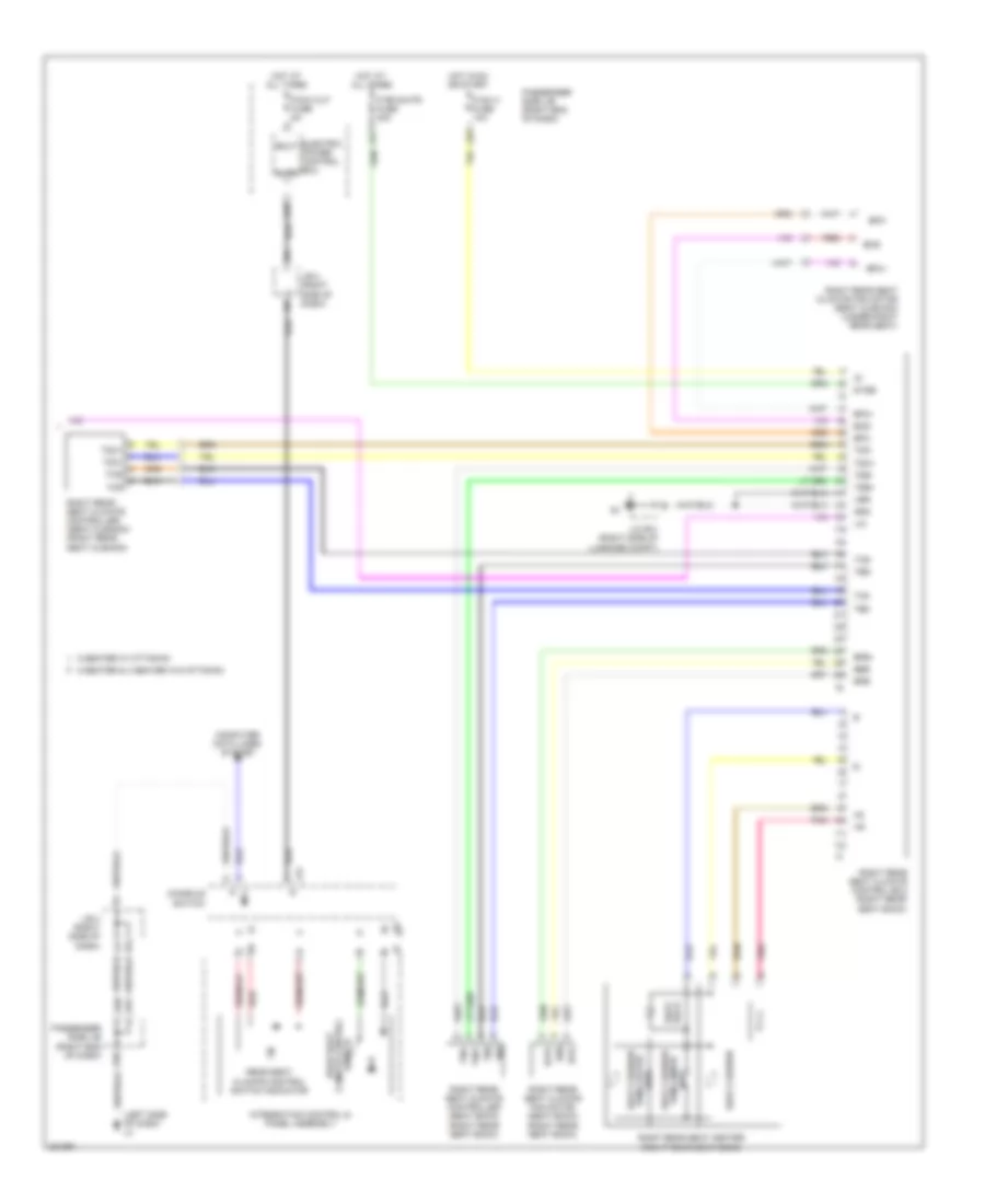 Climate Control Seats Wiring Diagram, Rear (2 of 2) for Lexus LS 460L 2010