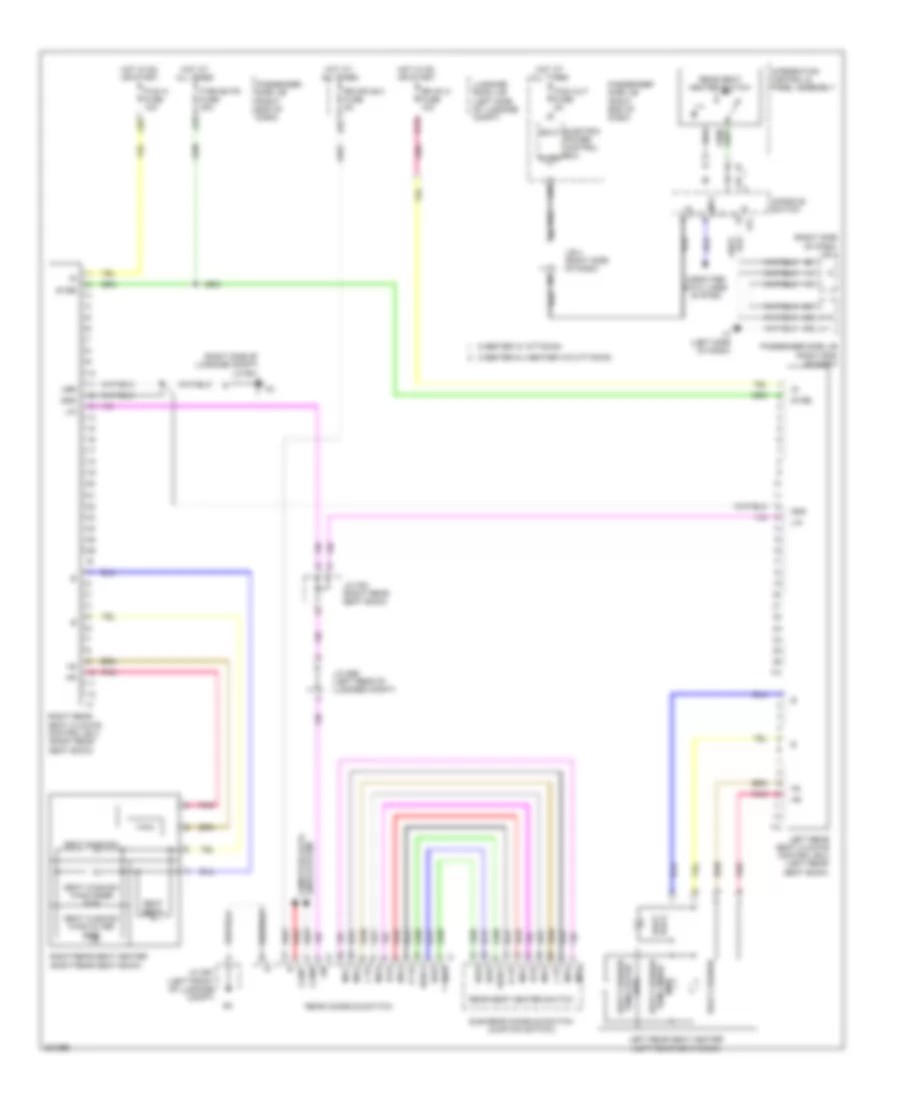 Heated Seats Wiring Diagram for Lexus LS 460L 2010