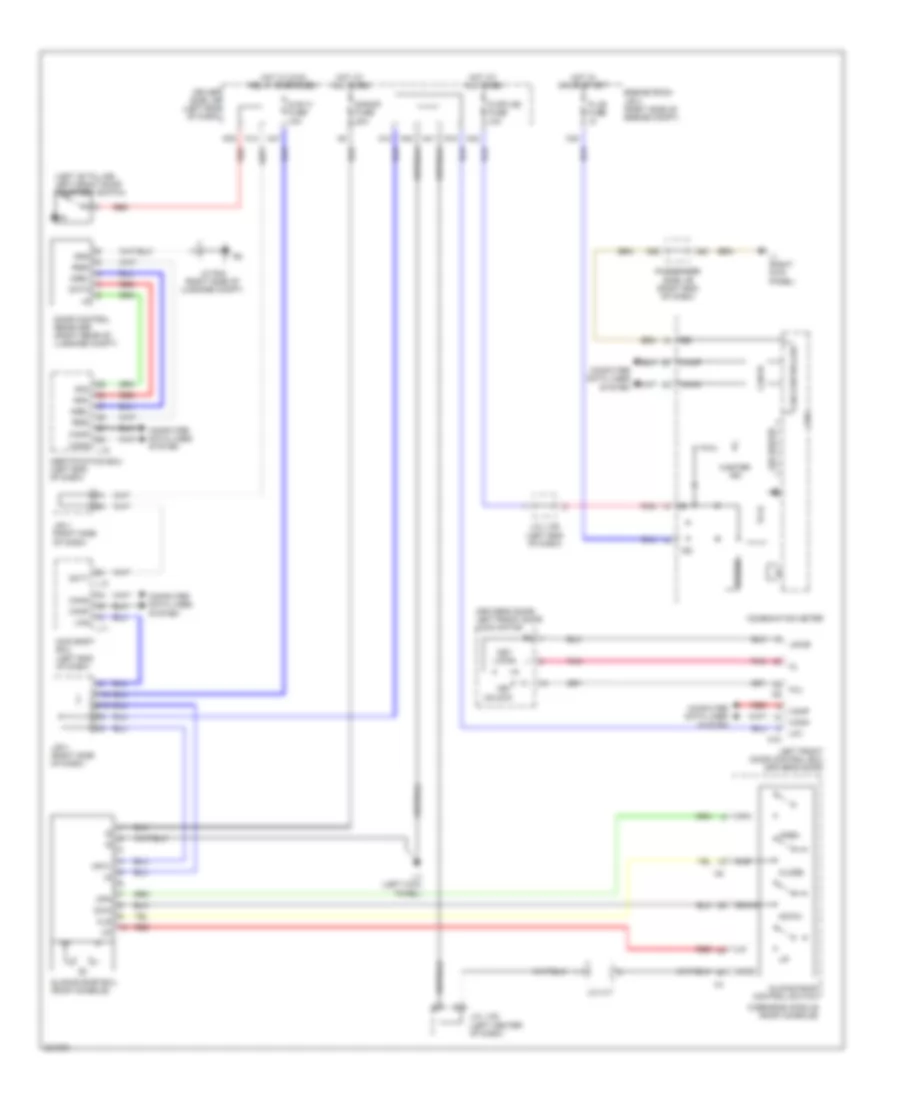 Power TopSunroof Wiring Diagram for Lexus LS 460L 2010