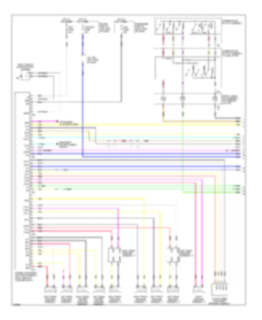 Radio Wiring Diagram 1 of 3 for Lexus LS 600hL 2010