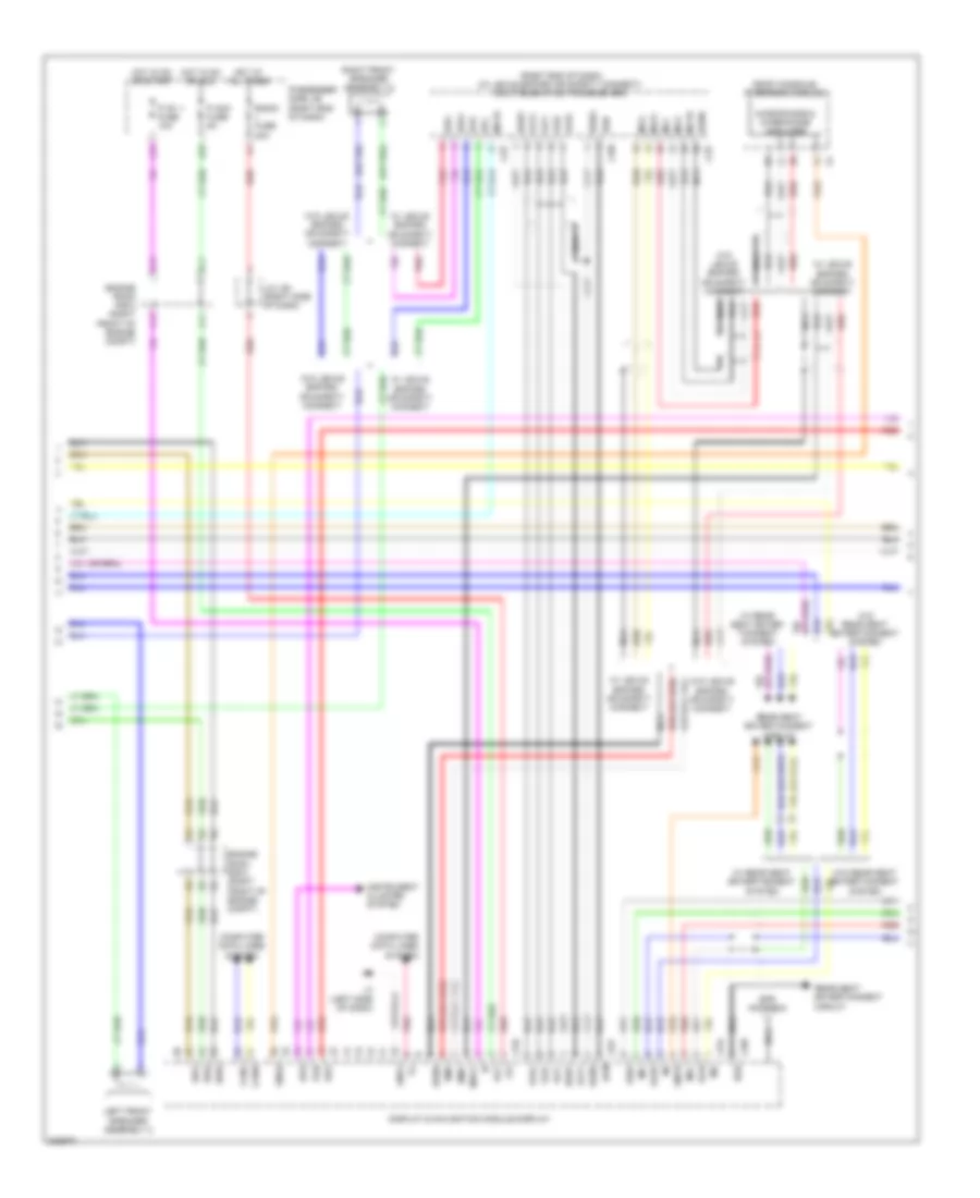 Radio Wiring Diagram 2 of 3 for Lexus LS 600hL 2010