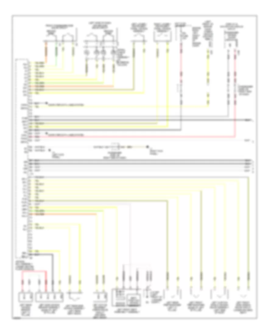 Supplemental Restraint Wiring Diagram 1 of 2 for Lexus LS 600hL 2010