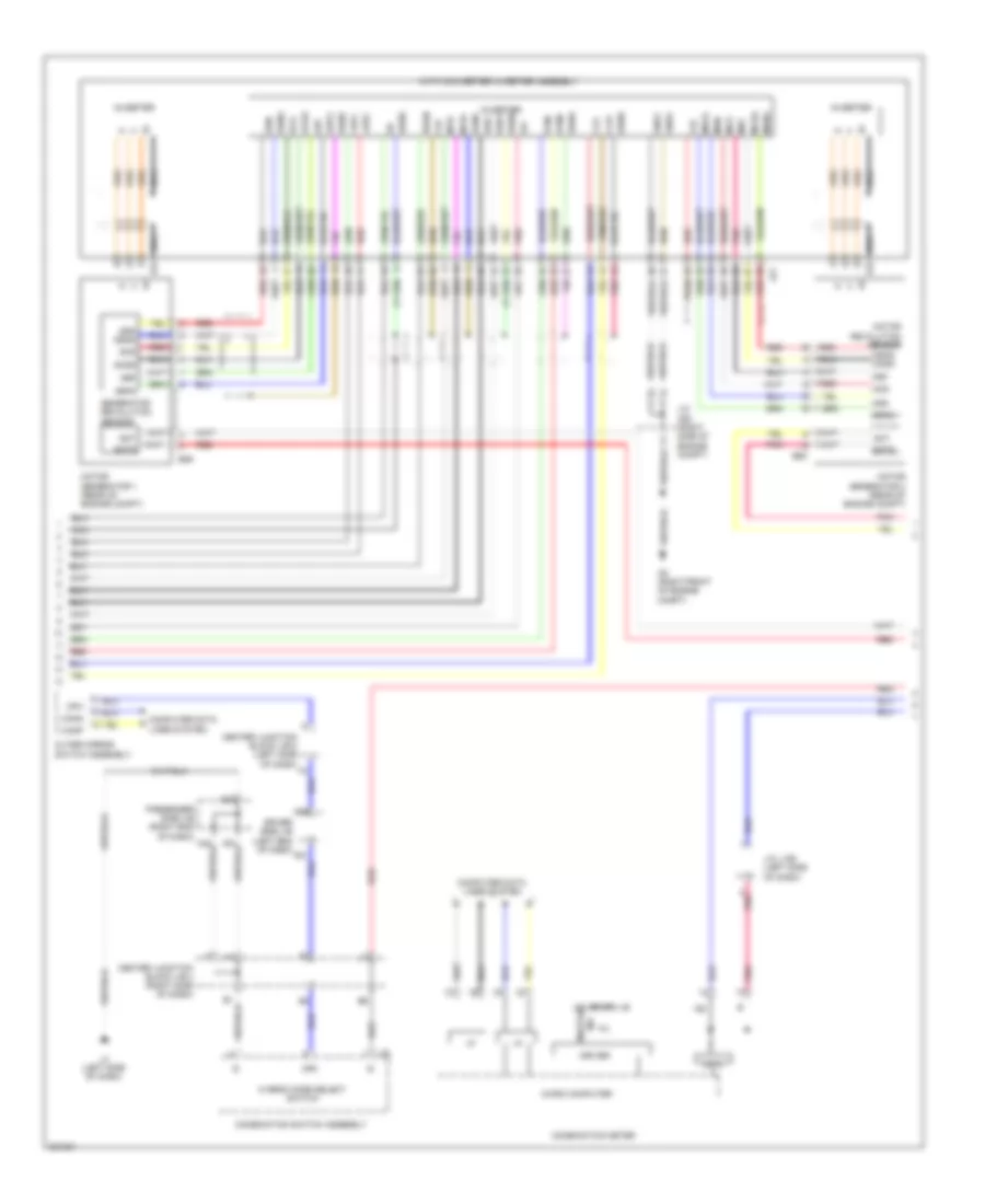 Transmission Wiring Diagram (2 of 3) for Lexus LS 600hL 2010
