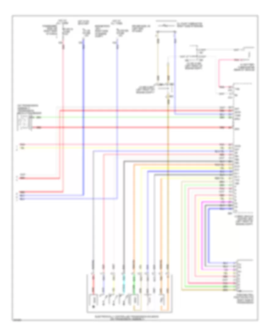 Transmission Wiring Diagram 3 of 3 for Lexus LS 600hL 2010