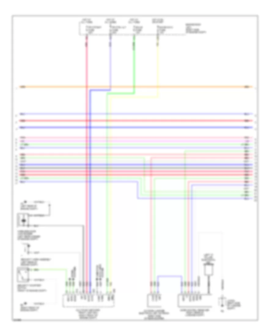 Forced Entry Wiring Diagram (5 of 6) for Lexus LS 600hL 2010