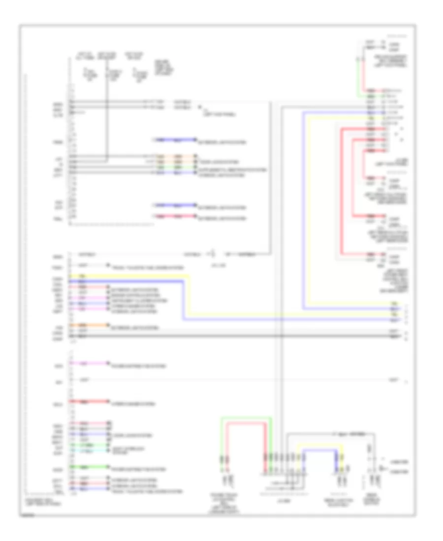 Body Control Modules Wiring Diagram 1 of 3 for Lexus LS 600hL 2010
