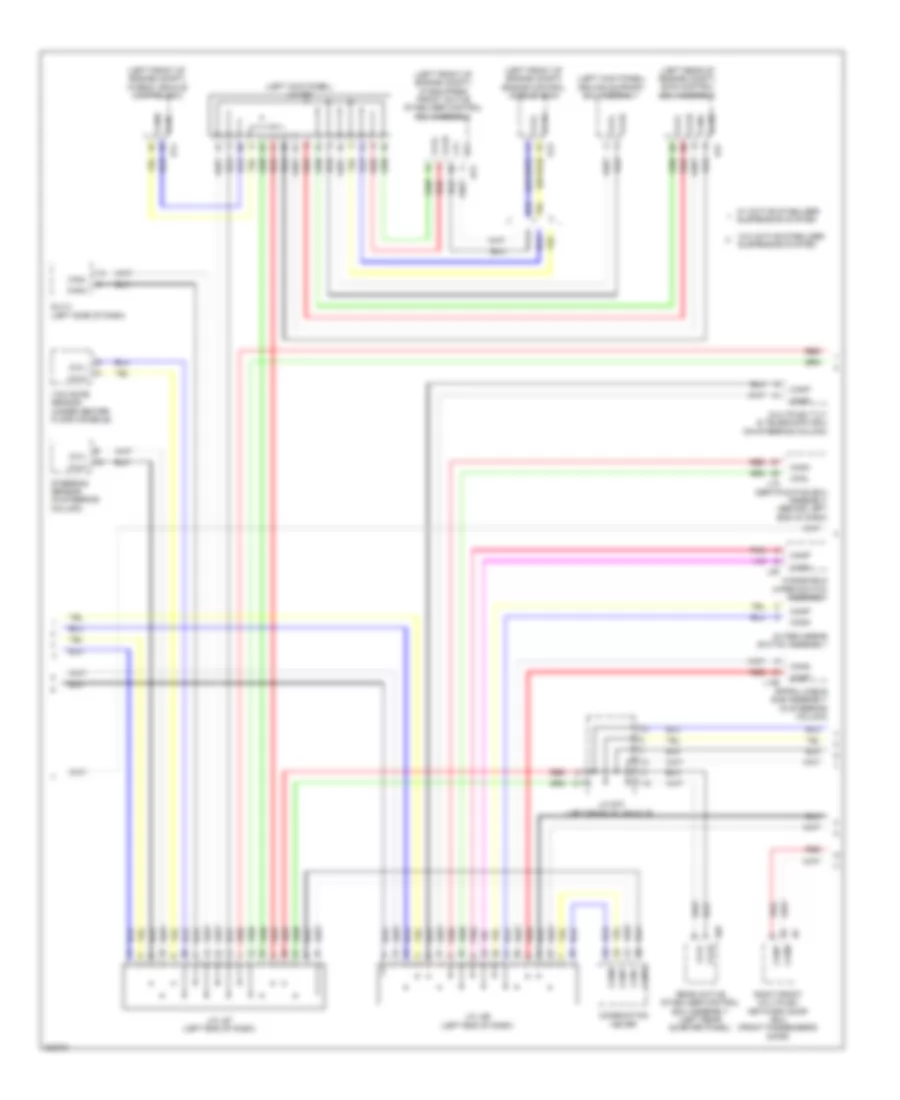 Body Control Modules Wiring Diagram (2 of 3) for Lexus LS 600hL 2010