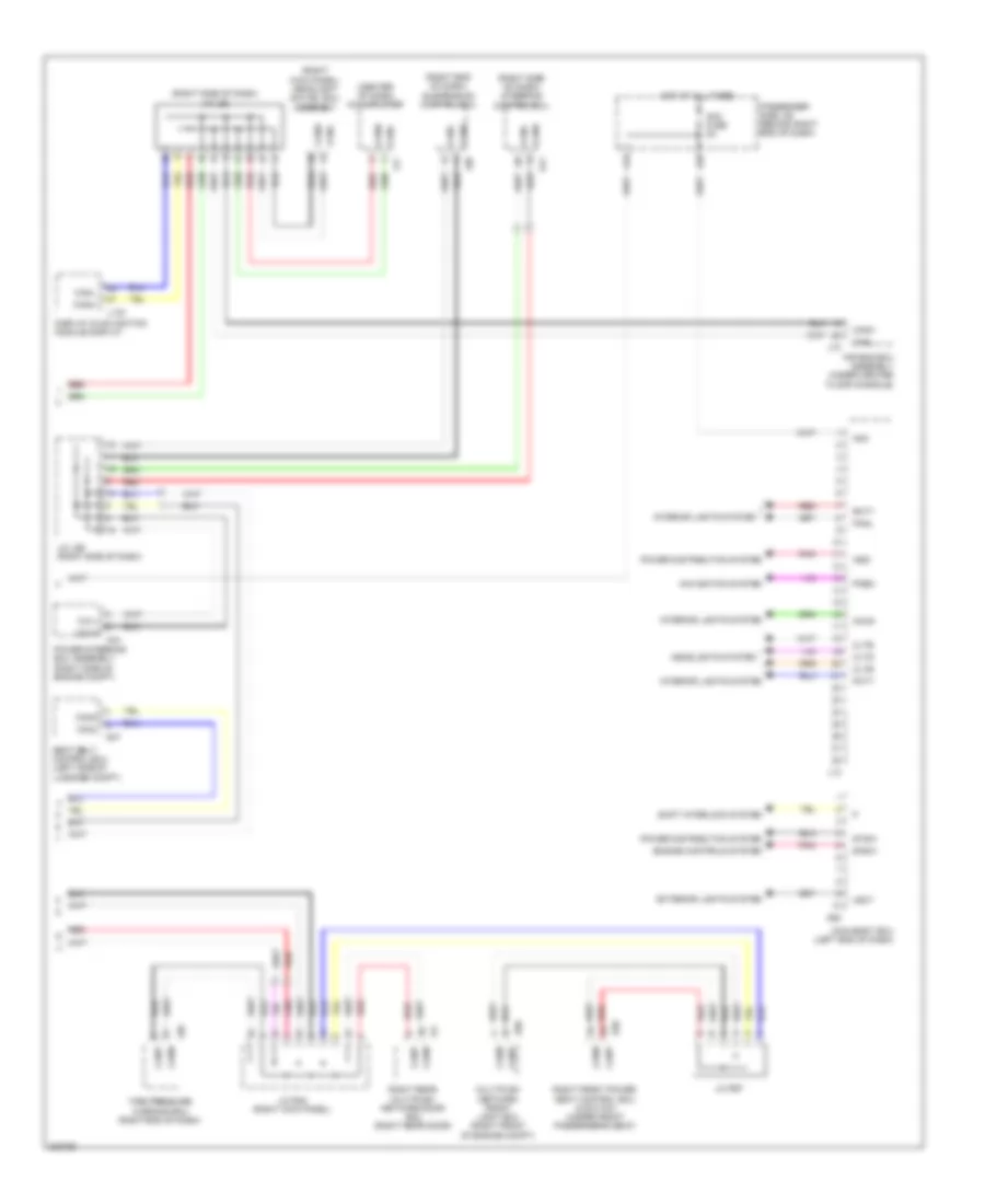 Body Control Modules Wiring Diagram (3 of 3) for Lexus LS 600hL 2010