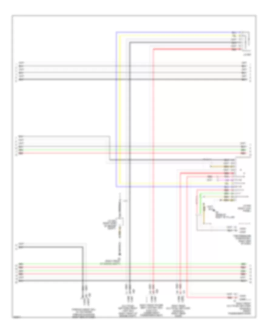 High Low Bus Wiring Diagram 3 of 5 for Lexus LS 600hL 2010