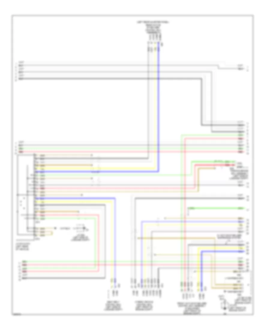 High Low Bus Wiring Diagram 4 of 5 for Lexus LS 600hL 2010