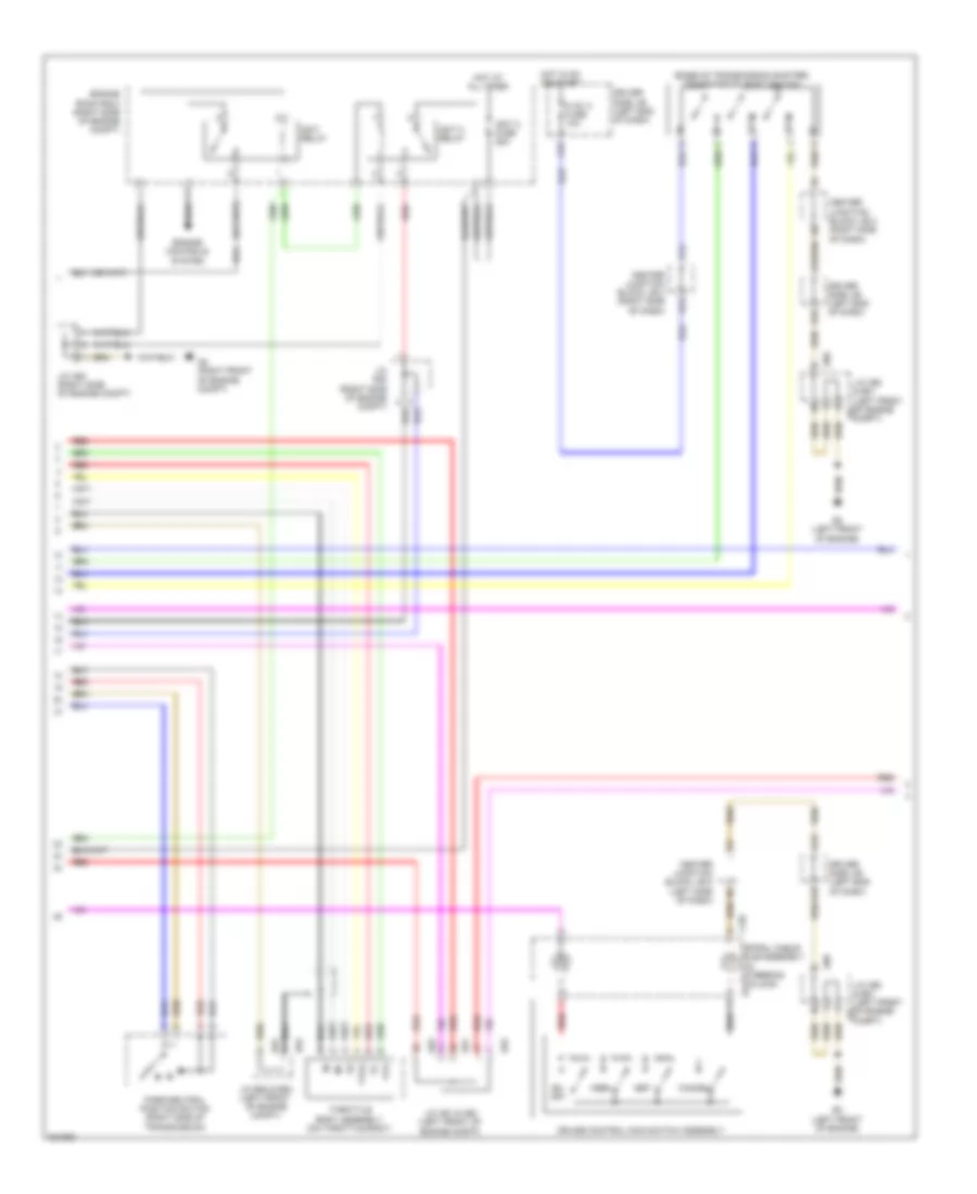 Cruise Control Wiring Diagram, without Dynamic Radar Controls (2 of 3) for Lexus LS 600hL 2010