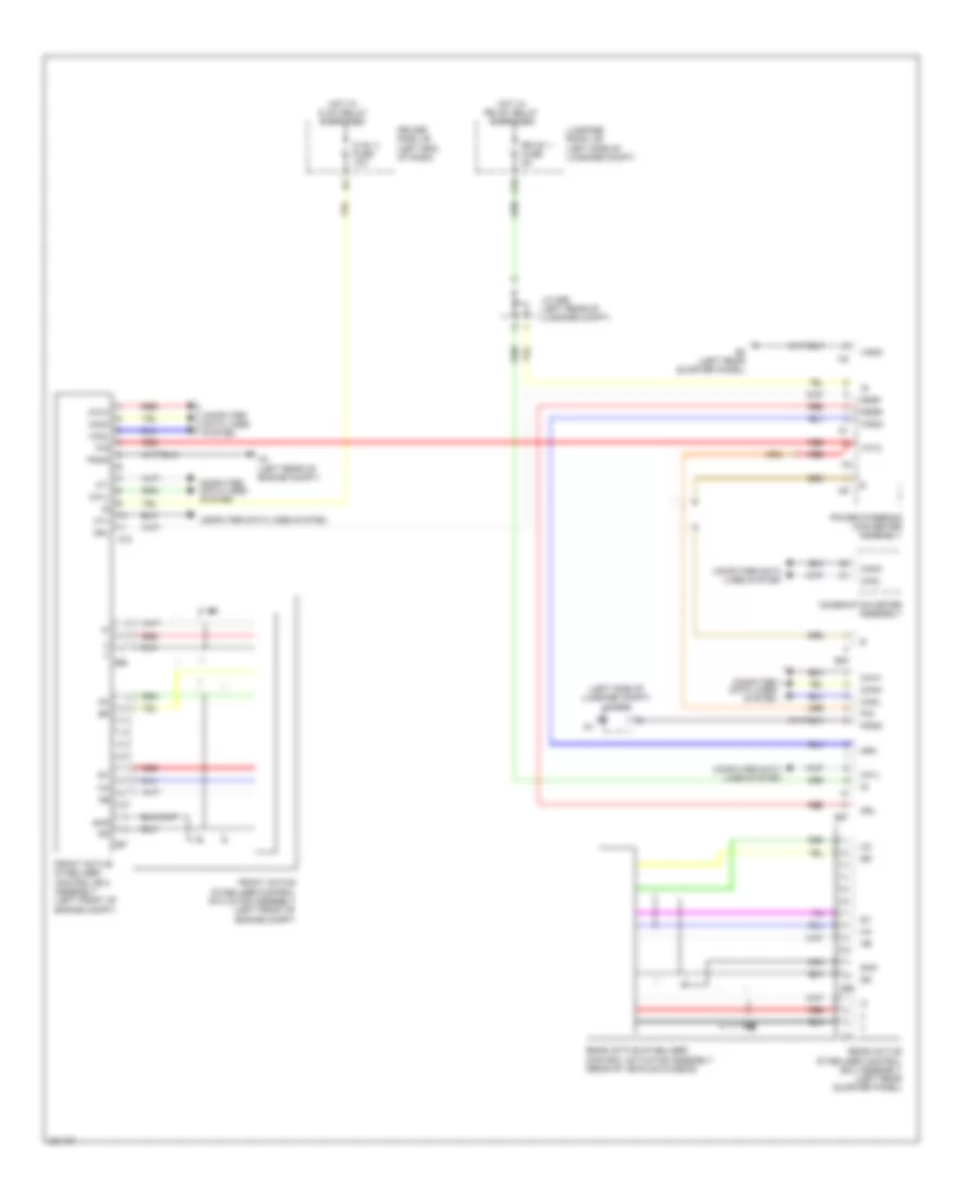 Active Stablizer Suspension Wiring Diagram for Lexus LS 600hL 2010