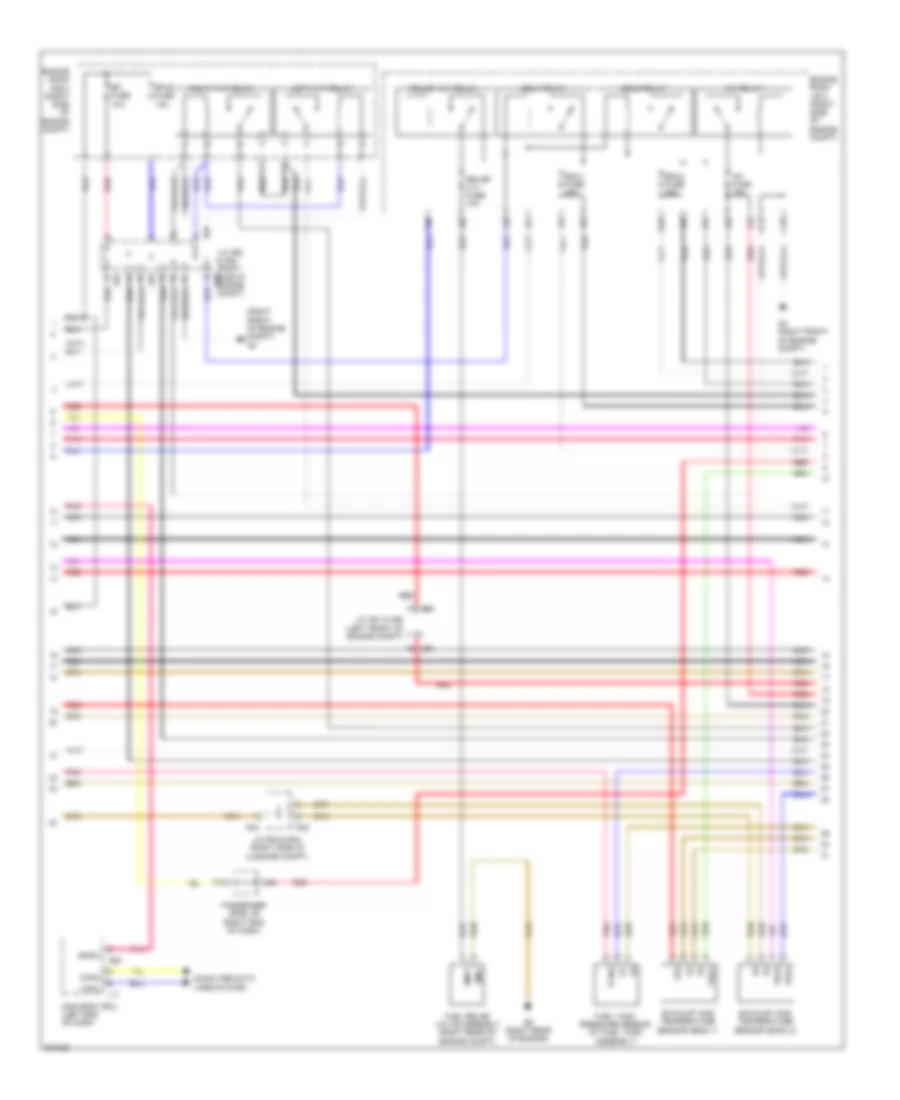 5 0L Engine Controls Wiring Diagram 2 of 7 for Lexus LS 600hL 2010