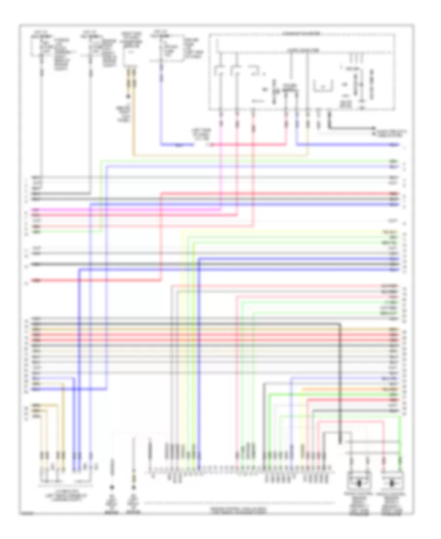 5.0L, Engine Controls Wiring Diagram (3 of 7) for Lexus LS 600hL 2010