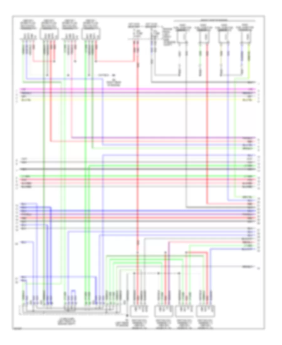 5.0L, Engine Controls Wiring Diagram (6 of 7) for Lexus LS 600hL 2010
