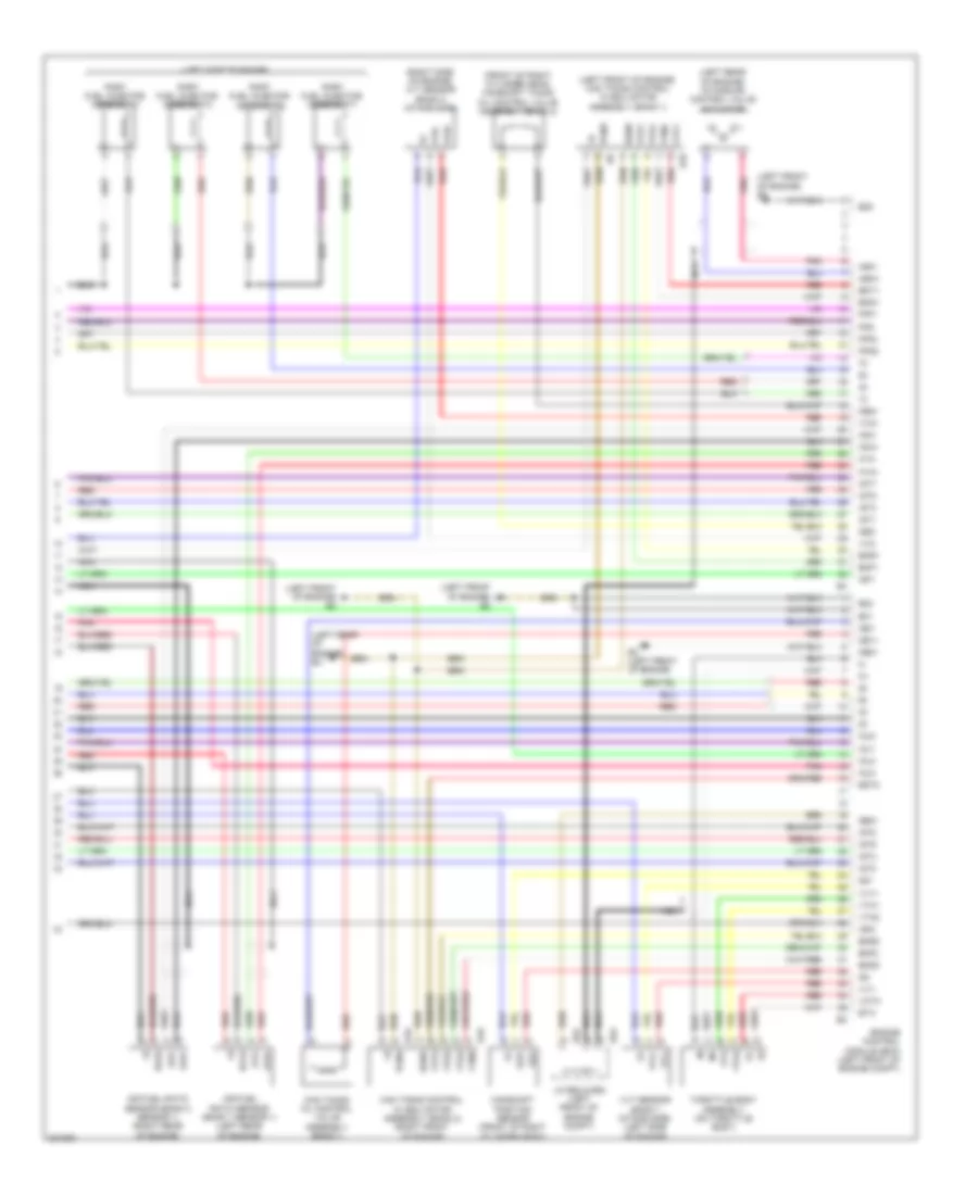5.0L, Engine Controls Wiring Diagram (7 of 7) for Lexus LS 600hL 2010