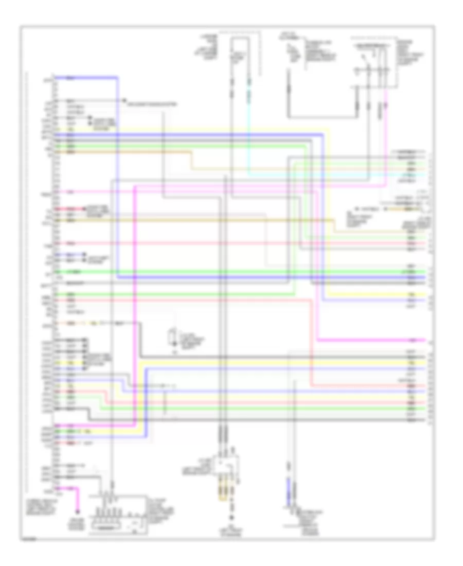 5.0L, Hybrid System Wiring Diagram (1 of 7) for Lexus LS 600hL 2010