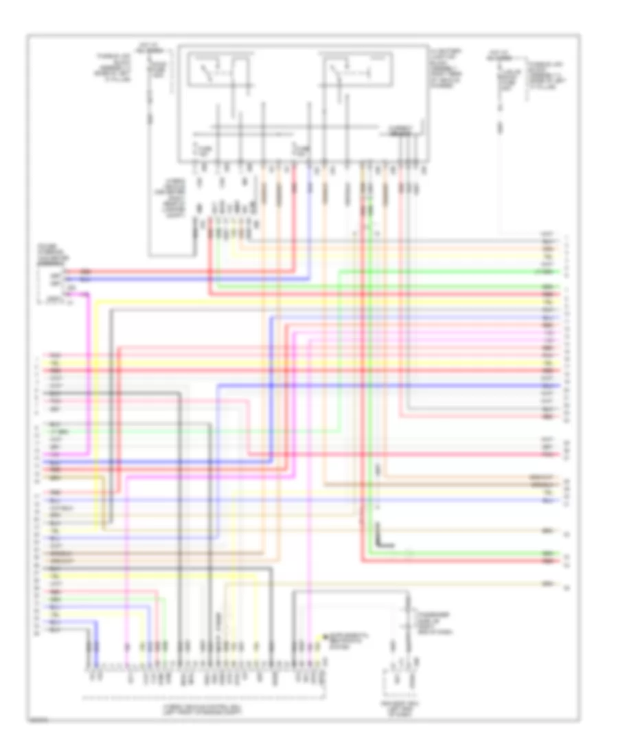 5.0L, Hybrid System Wiring Diagram (4 of 7) for Lexus LS 600hL 2010