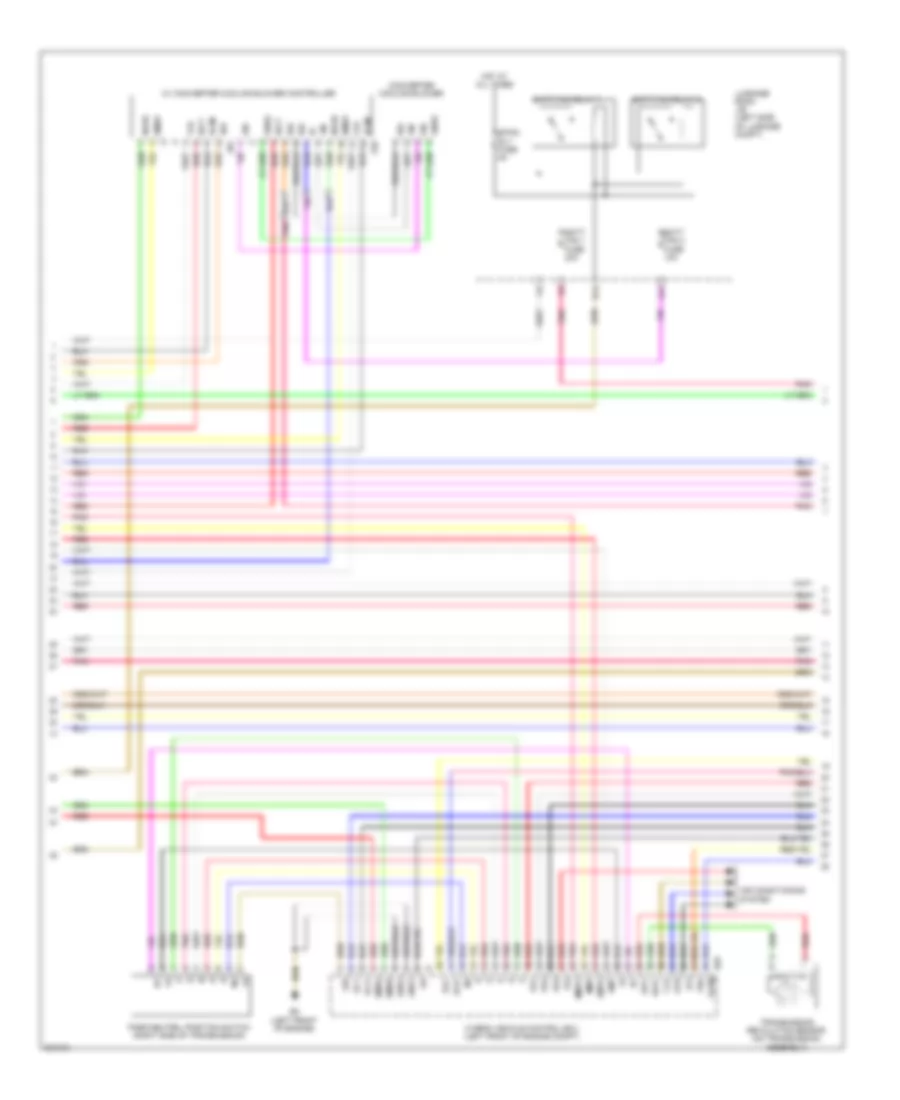 5.0L, Hybrid System Wiring Diagram (5 of 7) for Lexus LS 600hL 2010