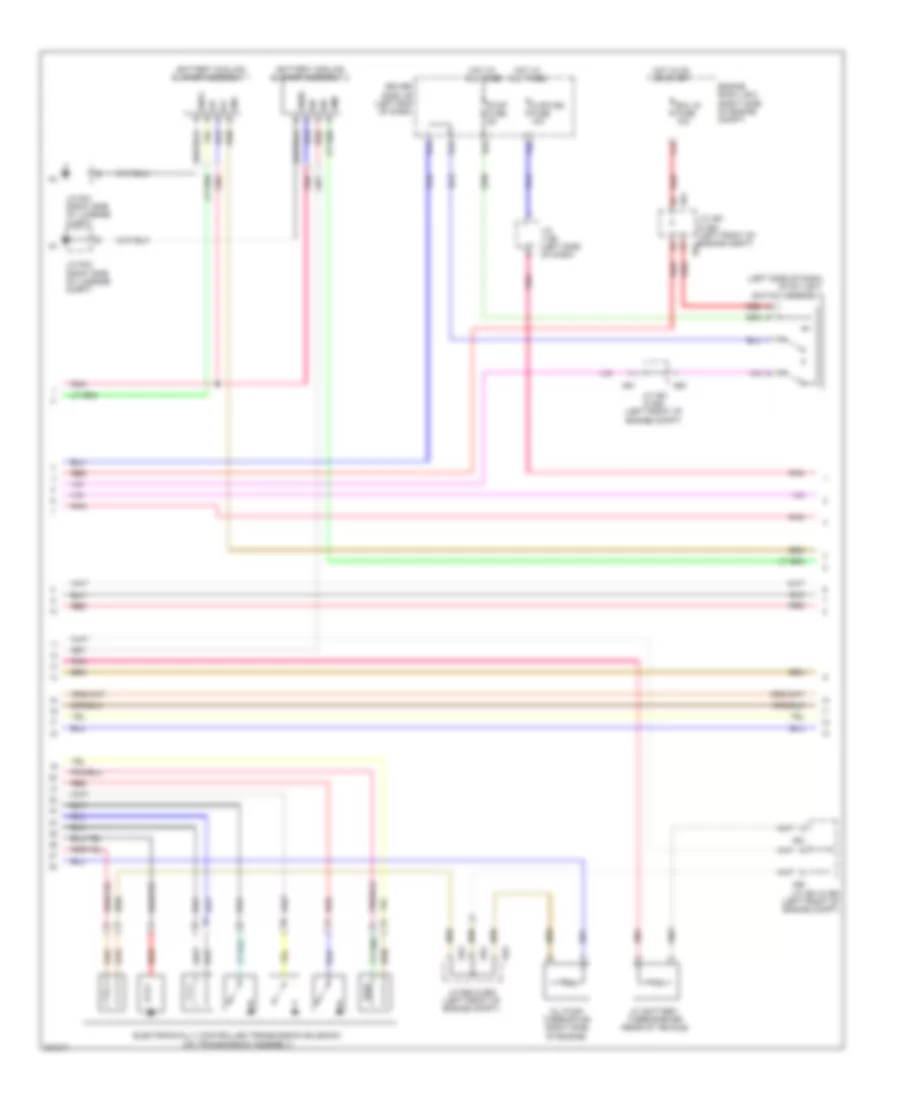 5.0L, Hybrid System Wiring Diagram (6 of 7) for Lexus LS 600hL 2010
