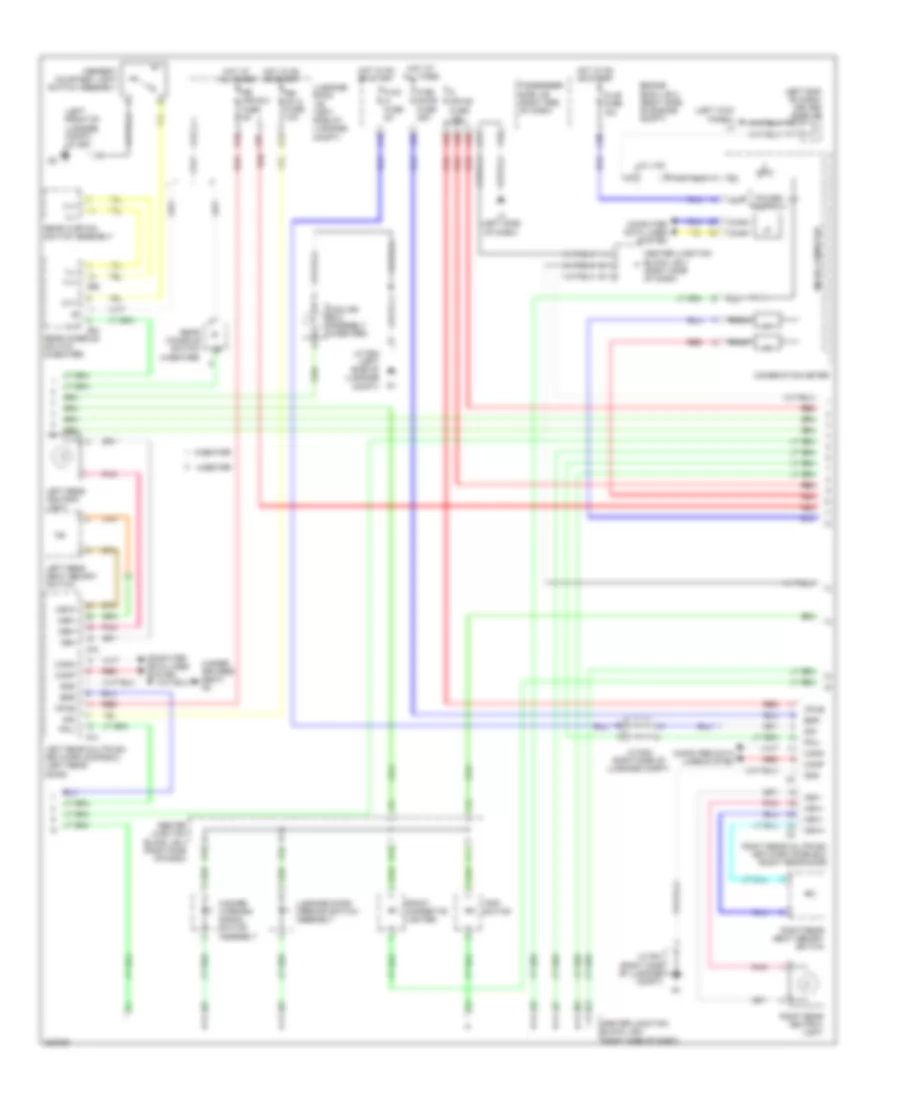 Instrument Illumination Wiring Diagram 2 of 4 for Lexus LS 600hL 2010