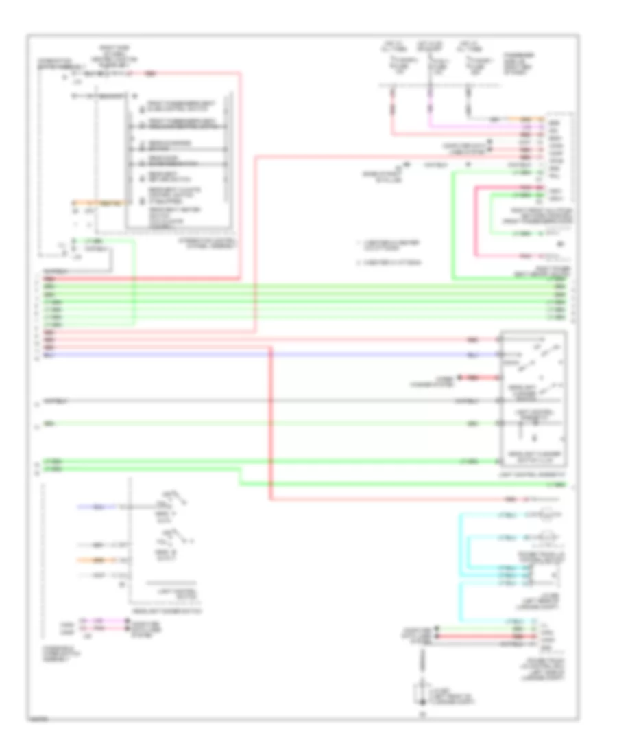 Instrument Illumination Wiring Diagram (3 of 4) for Lexus LS 600hL 2010