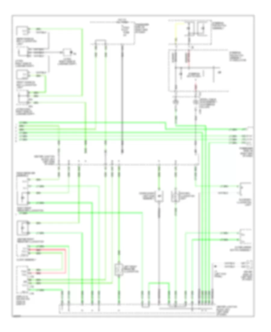 Instrument Illumination Wiring Diagram 4 of 4 for Lexus LS 600hL 2010