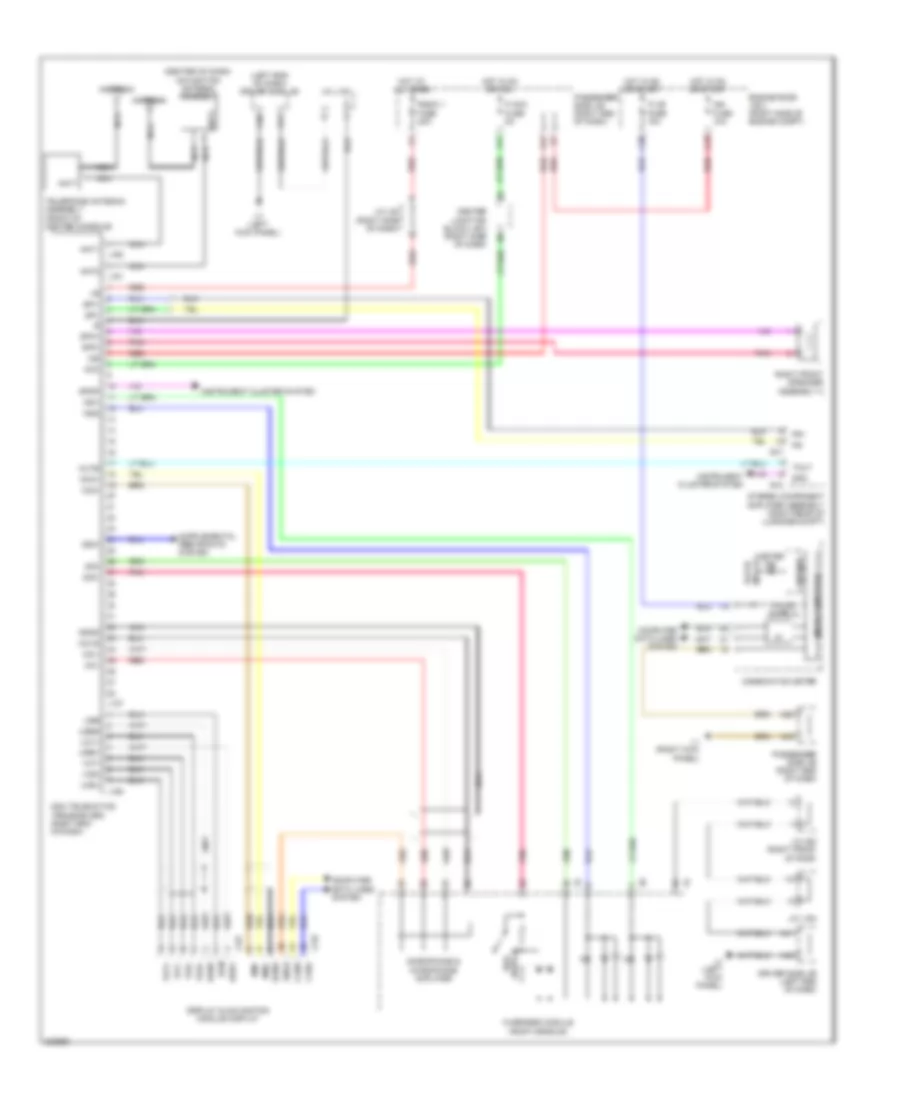 Telematics Wiring Diagram for Lexus LS 600hL 2010