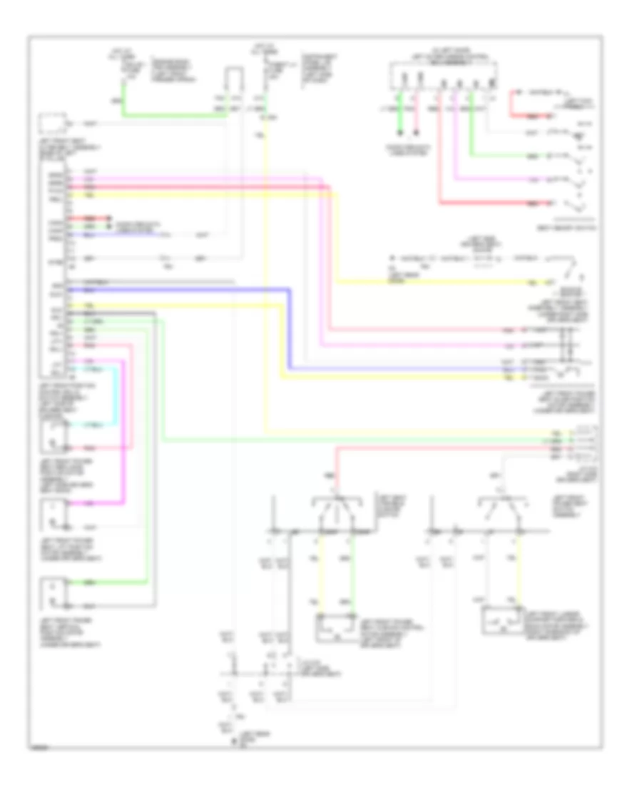 Driver s Memory Seat Wiring Diagram for Lexus RX 350 F Sport 2013