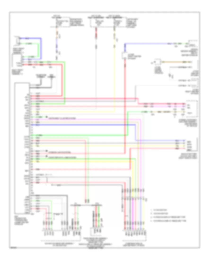 Telematics Wiring Diagram for Lexus RX 350 F Sport 2013
