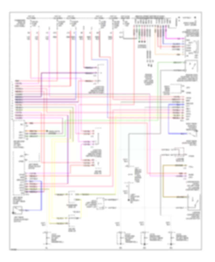 Anti-theft Wiring Diagram (2 of 2) for Lexus LS 430 2002