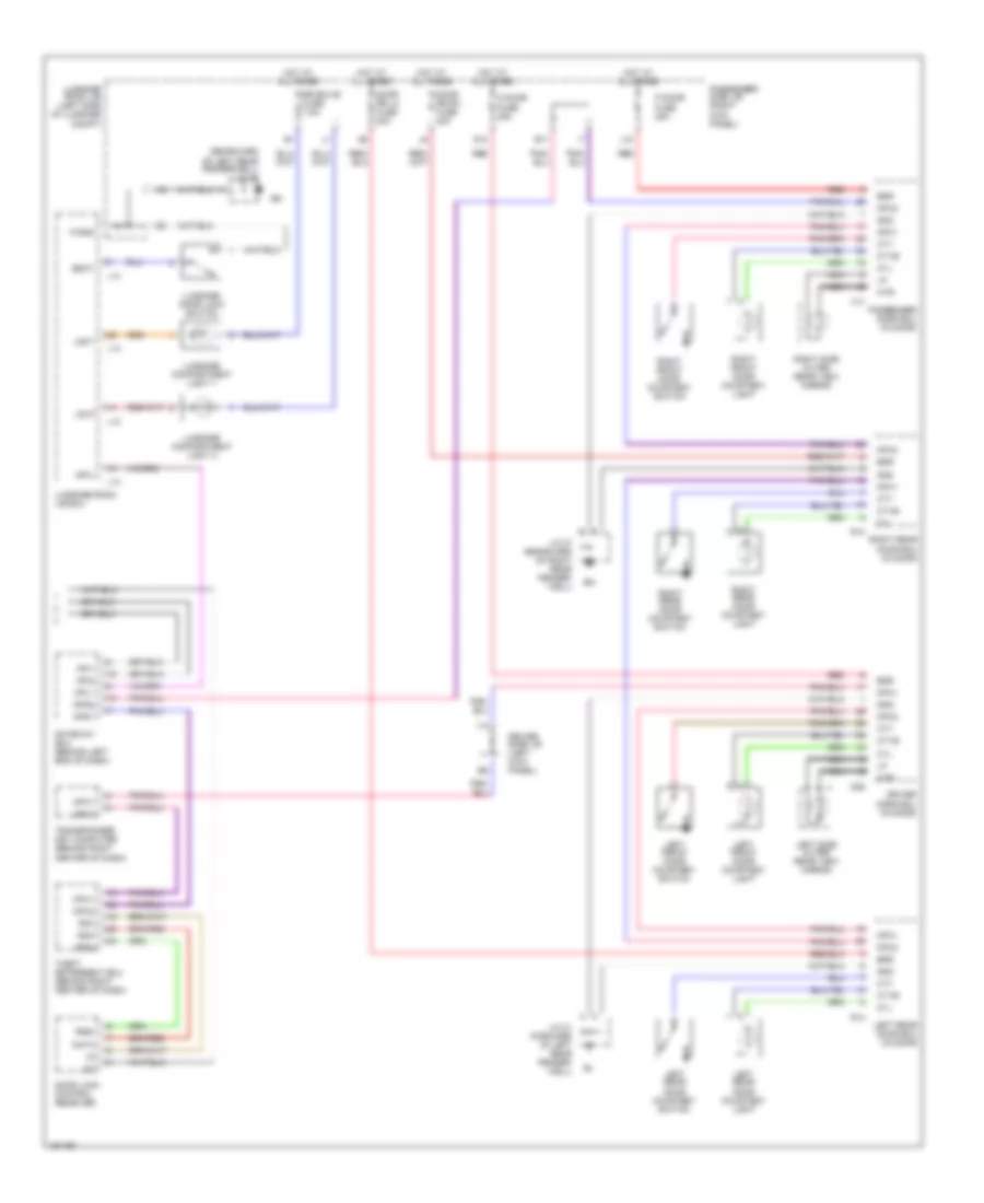 Courtesy Lamps Wiring Diagram 2 of 2 for Lexus LS 430 2002