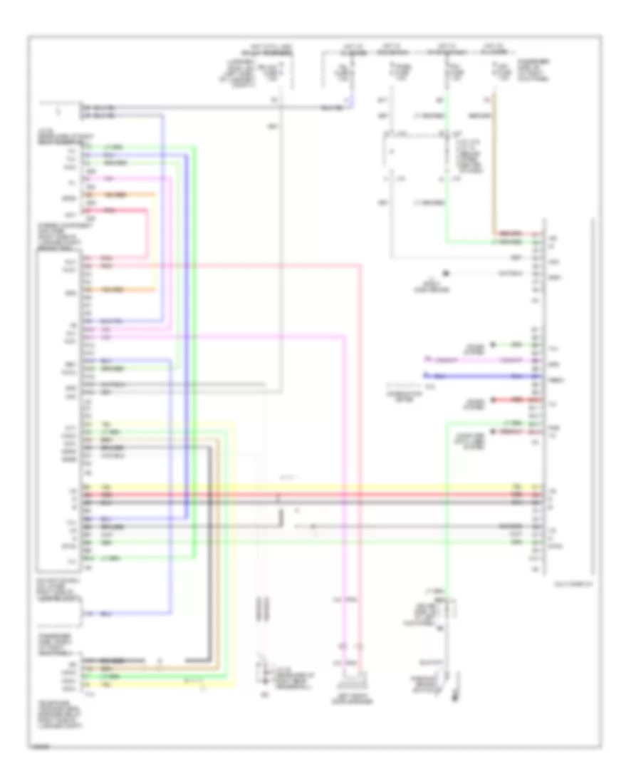 Navigation Wiring Diagram for Lexus LS 430 2002