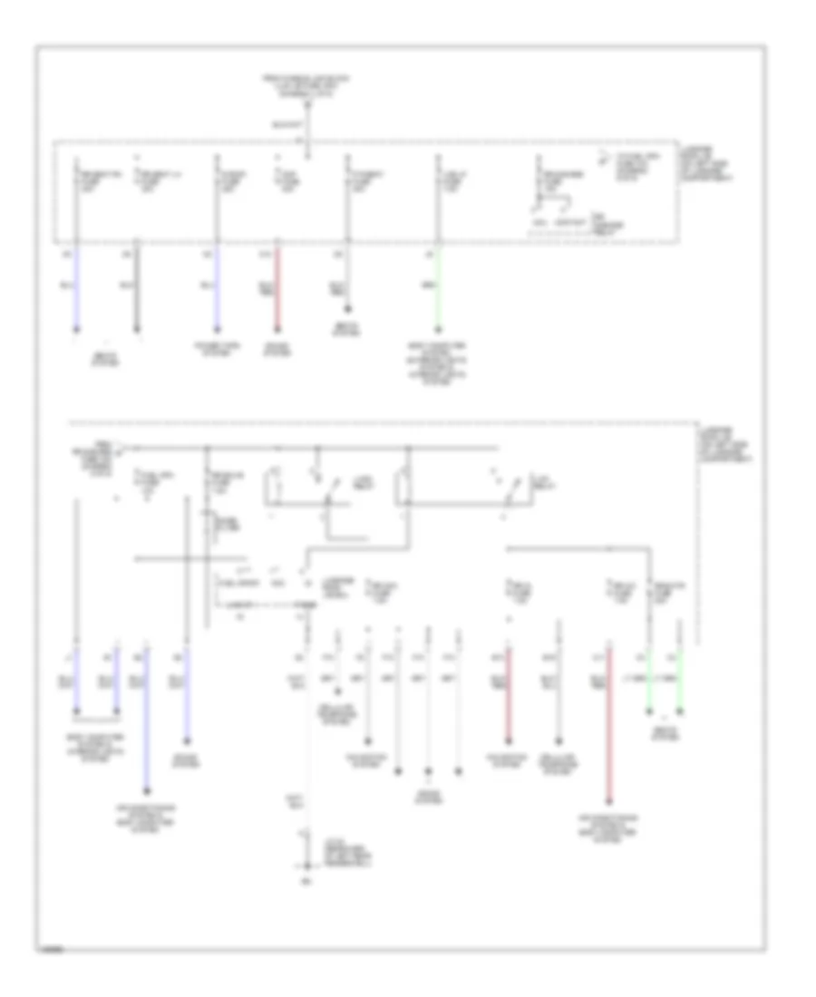 Power Distribution Wiring Diagram 5 of 5 for Lexus LS 430 2002