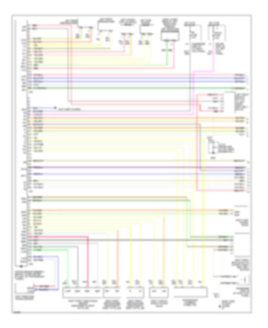 Supplemental Restraint Wiring Diagram 1 of 2 for Lexus LS 430 2002