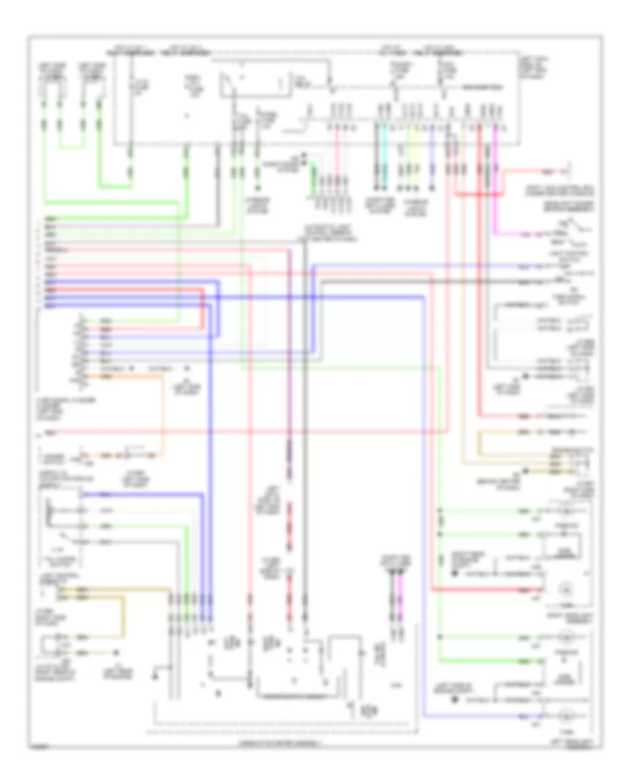 Exterior Lamps Wiring Diagram (2 of 2) for Lexus LX 570 2010