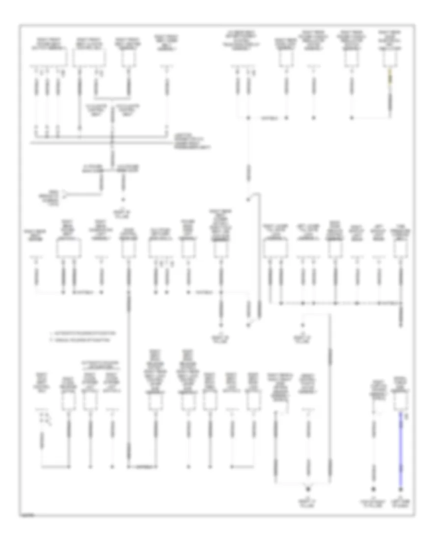 Ground Distribution Wiring Diagram 2 of 6 for Lexus LX 570 2010