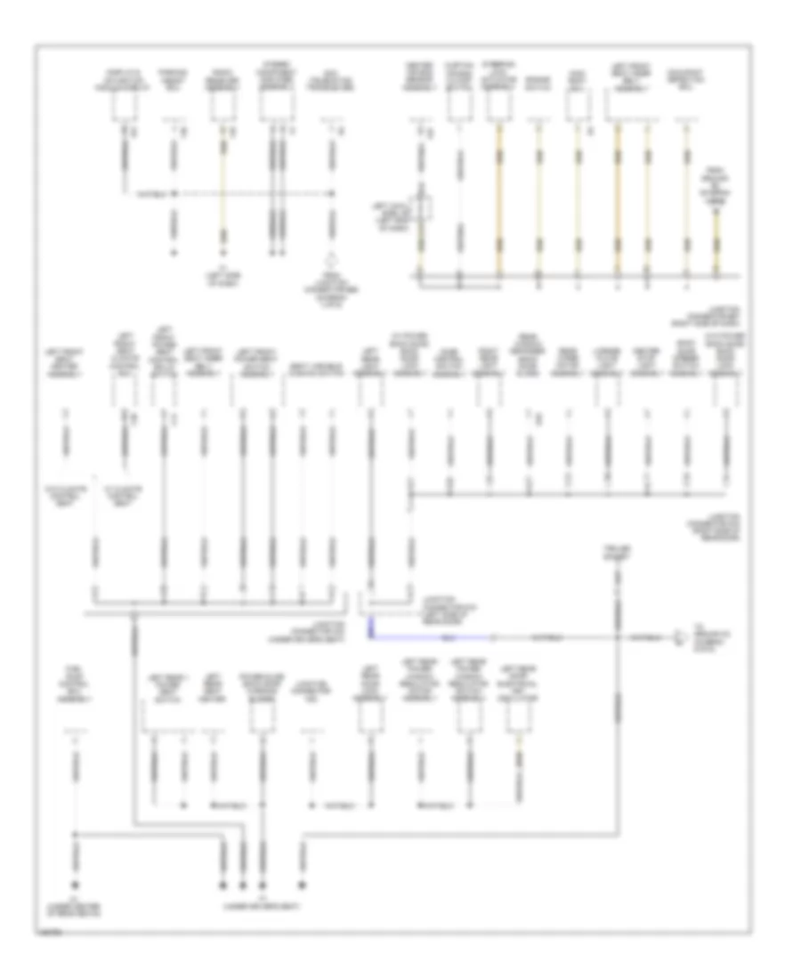 Ground Distribution Wiring Diagram 5 of 6 for Lexus LX 570 2010
