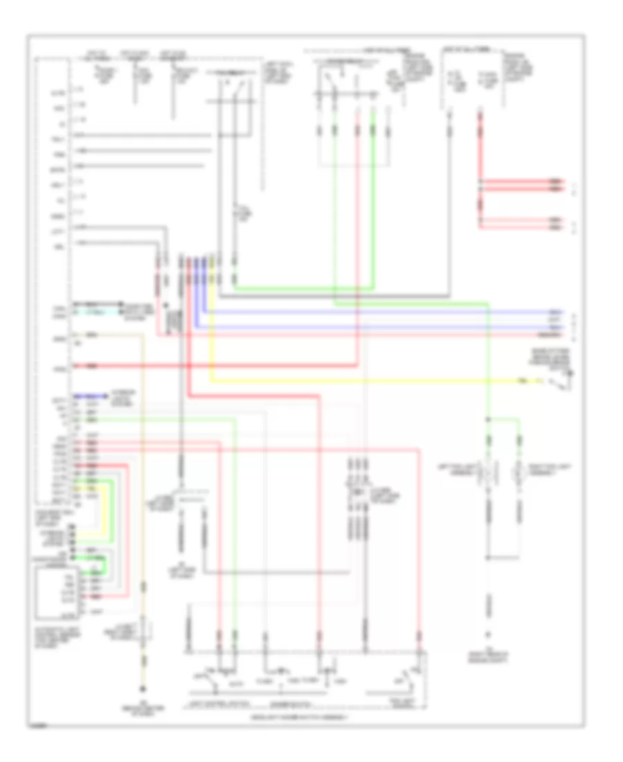 Headlamps Wiring Diagram 1 of 2 for Lexus LX 570 2010