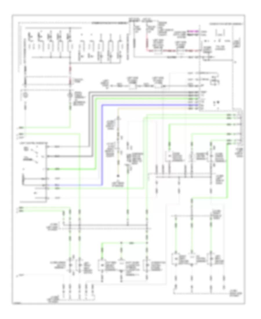 Instrument Illumination Wiring Diagram 2 of 2 for Lexus LX 570 2010