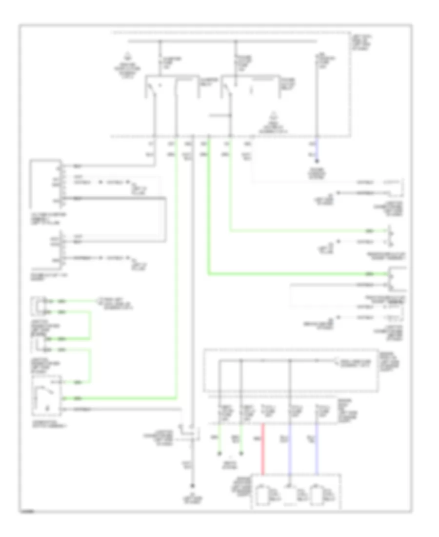 Power Distribution Wiring Diagram 4 of 4 for Lexus LX 570 2010